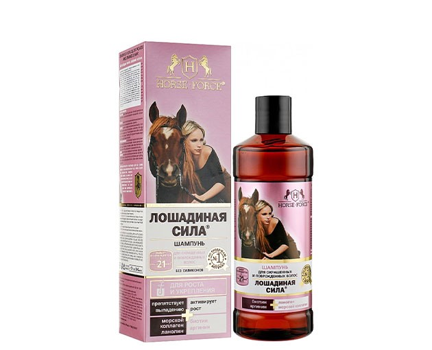 Horsepower Shampoo for colored and damaged hair with collagen 500 ml